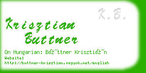 krisztian buttner business card